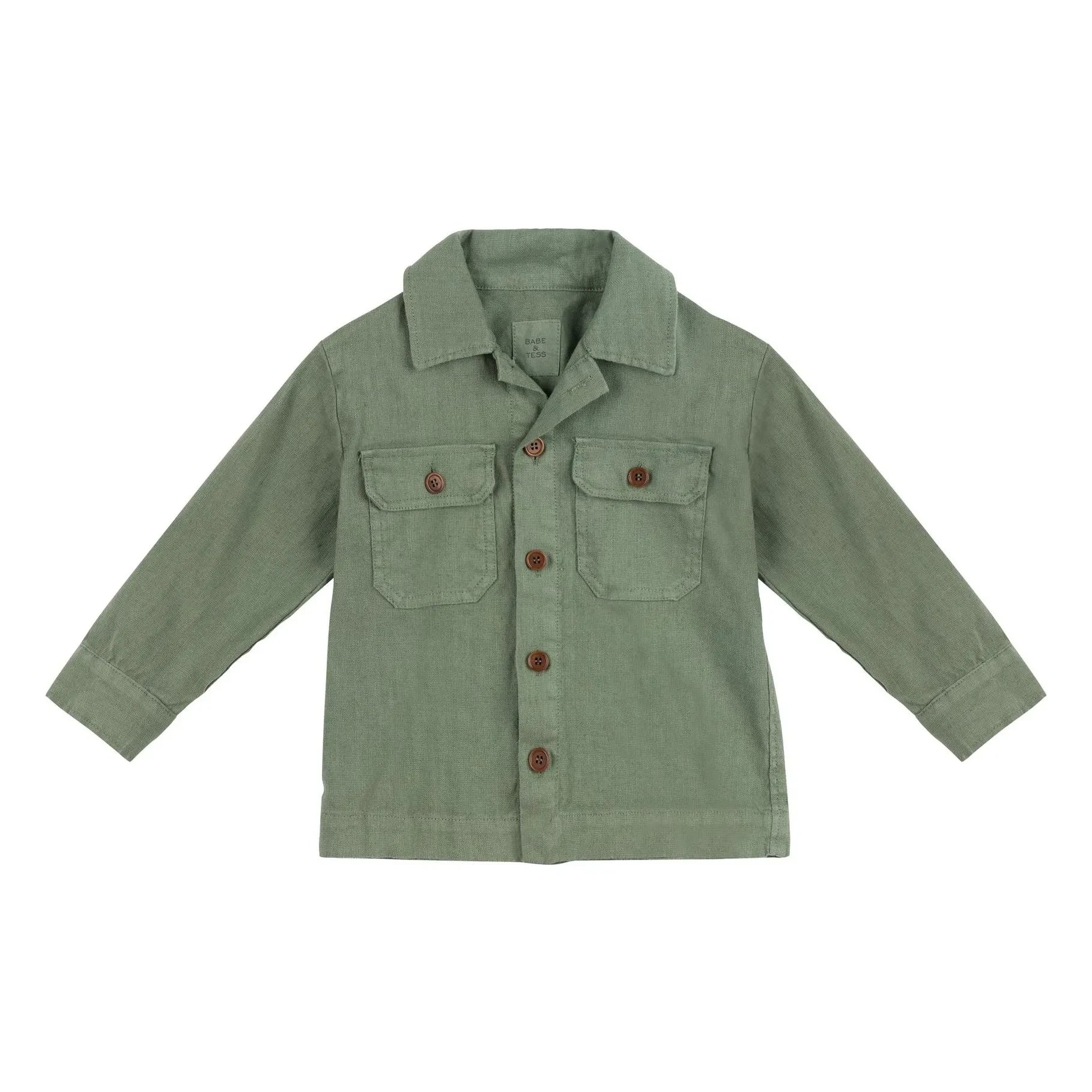 Babe & Tess - Léo overshirt | Yeşil