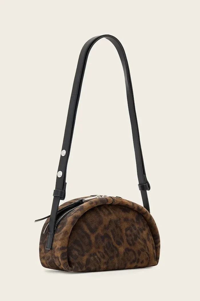 AllSaints ROSALIE kadın süet crossbody çanta
