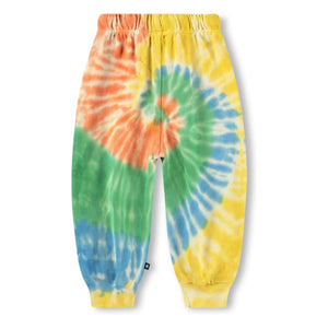 Molo - Simeon Batik Patterned Organic Cotton Jogger | Yellow