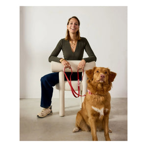 Approved by Fritz – Verstellbares Hundehalsband | Kirschrot