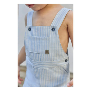 Tartine et Chocolat - Çizgili tulum | Açık mavi