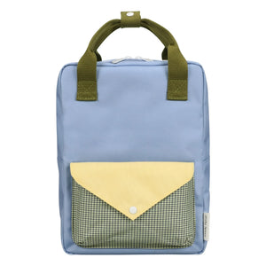 Sticky Lemon - Medium Envelope Backpack | Light blue