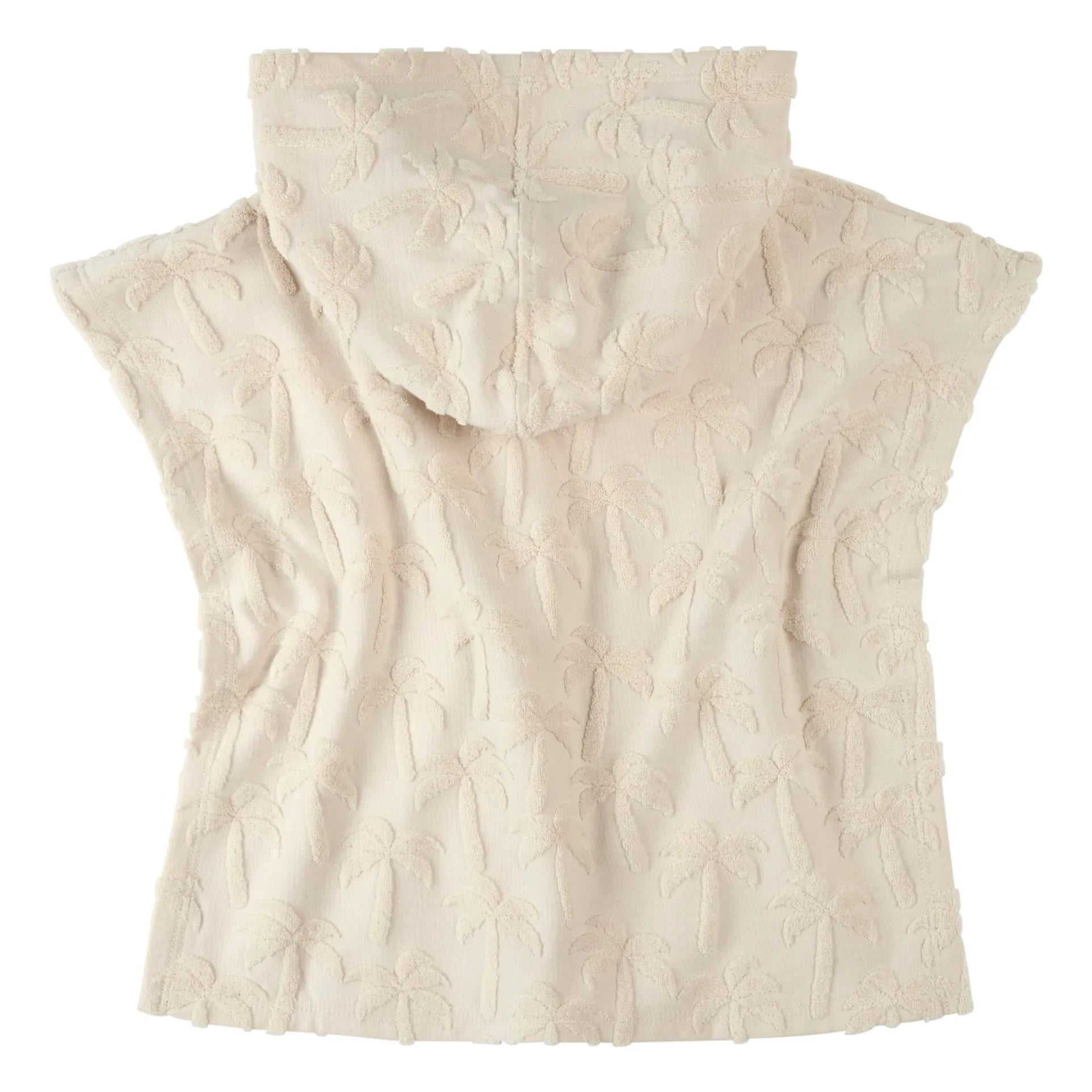 Petit Lem - Bio-Baumwolle Palm Beach Poncho | Beige
