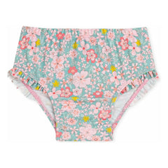 Petit Bateau - Bikinihose mit Blumenmuster | Türkis