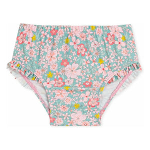 Petit Bateau - Bikinihose mit Blumenmuster | Türkis