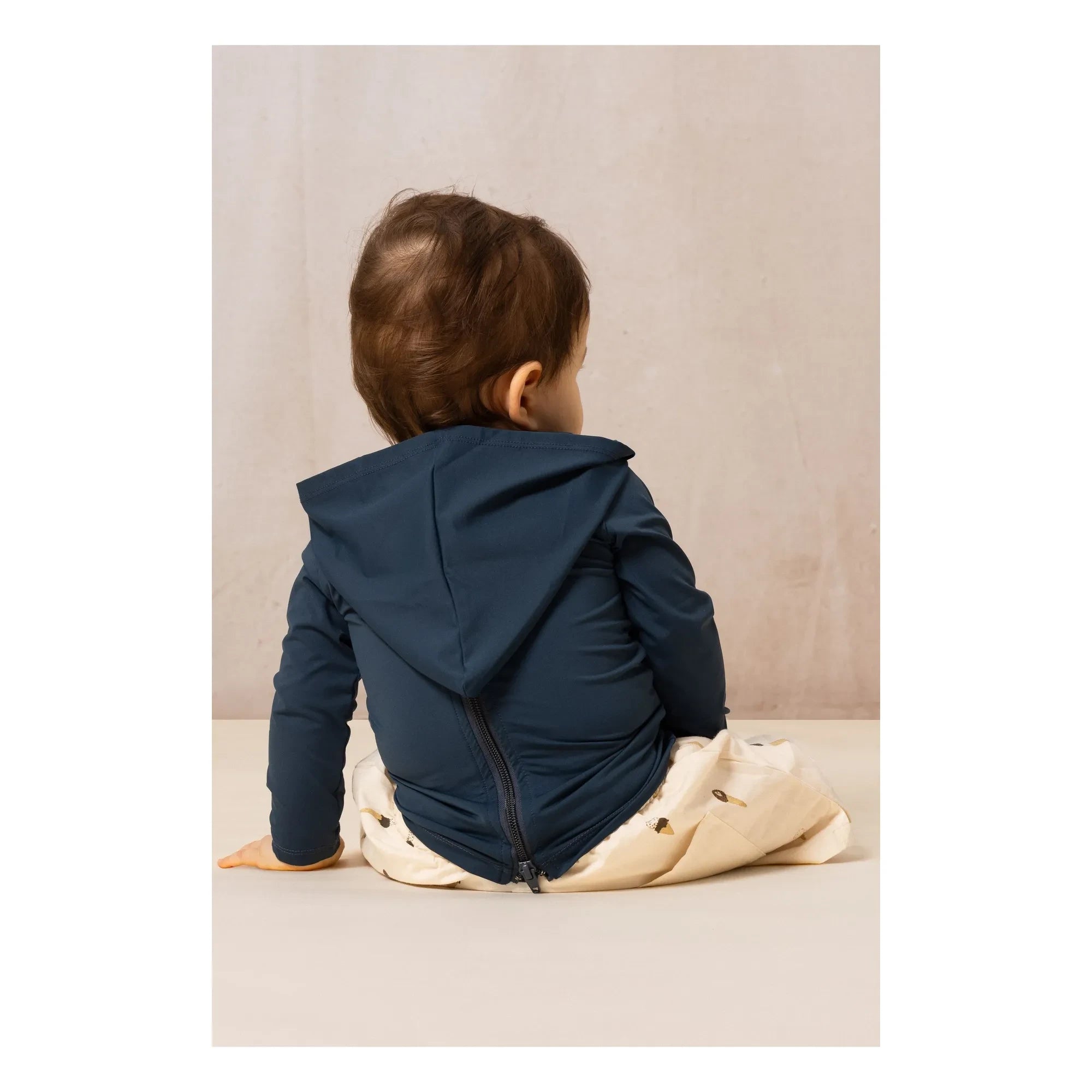 Studio Bohème - Anti-UV Hooded T-shirt | Navy Blue