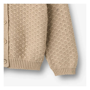 Wheat - Magnella Organic Cotton Cardigan | Ecru