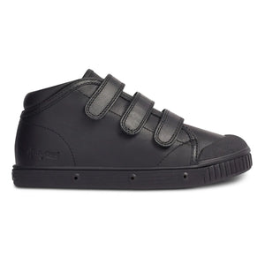 Spring Court - B2 Nappa Yüksek Bilek Cırt Cırtlı Sneaker | Siyah