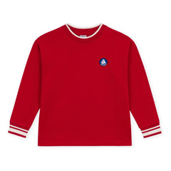 Petit Bateau - Tişört Sweat Organik Pamuk | Kırmızı