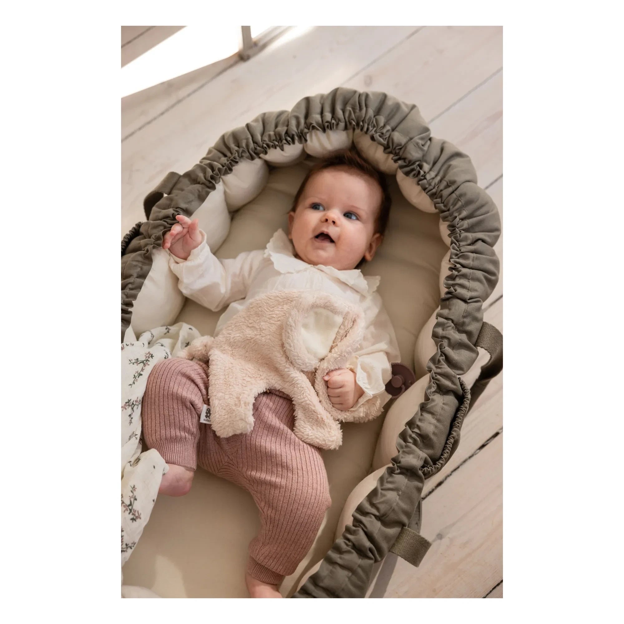 Sebra - 3-in-1 Babybett | Olive
