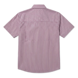 Finger in the nose - Rogue Striped Shirt | Brick Red