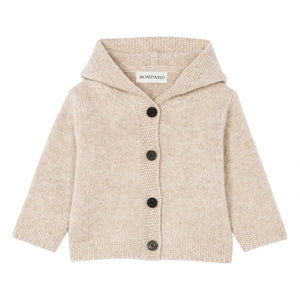 Bompard - Cashmere Hooded Vest | Light Beige