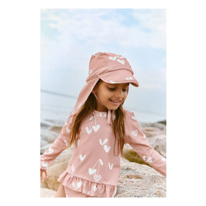 Liewood - Cecilia Hearts UV Protective Hat | Pink