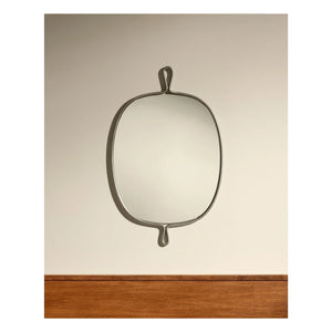 Maison Sarah Lavoine - Arpège Brushed Stainless Steel Mirror | Steel