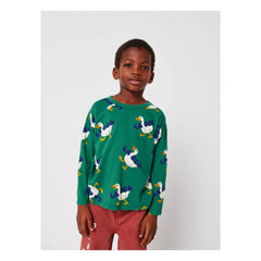 Bobo Choses - T-Shirt Enten aus Bio-Baumwolle | Grün