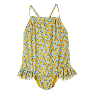 Fabula - One-Piece Swimsuit Orange | Light Blue
