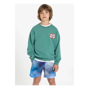 Hundred Pieces - Ryde Wheelers Sweatshirt aus Bio-Baumwolle | Smaragdgrün