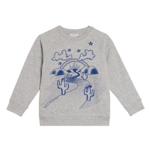 Stella McCartney Kids - Kaktüs sweatshirt | Gri melanj