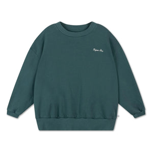 Repose AMS - Cozydrop Logolu Sweat Organik Pamuk | Yeşil