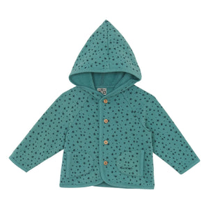 Bonton - Lee Hooded Vest | Peacock Blue