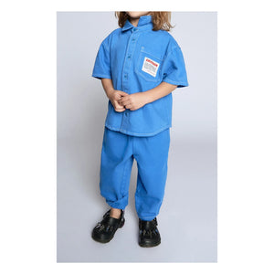 American Vintage - Pusway Organik Pamuk İpli Denim Pantolon | Mavi