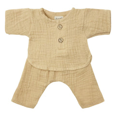 Minikane - Vestiaire Doll - Andrea Cotton Gauze Set | Latte