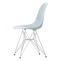 Vitra - DSR Plastik sandalye - krom çerçeve - Charles & Ray Eames | Mavimsi gri