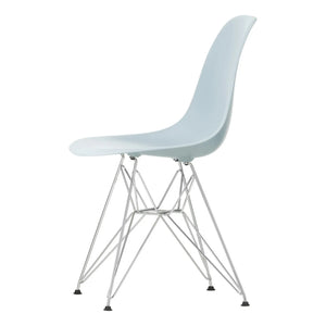 Vitra - DSR Plastik sandalye - krom çerçeve - Charles & Ray Eames | Mavimsi gri