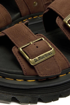 Dr. Martens platform kadın nubuk sandalet ZebZag Sandal