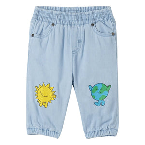 Stella McCartney Kids - Denim Soleil pantolon | Açık denim