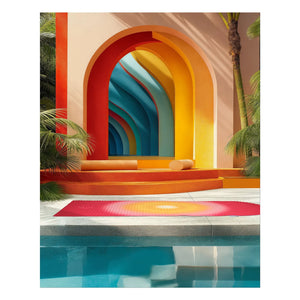 Hercule Studio - Archy Uchronia Sommer-Yogamatte | Rouge Brun