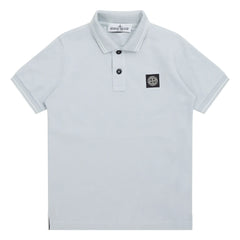 Stone Island - Açık Mavi Polo Logosu