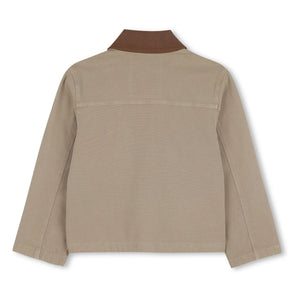 Zadig & Voltaire – Arbeitsjacke mit Kontrastkragen | Beige