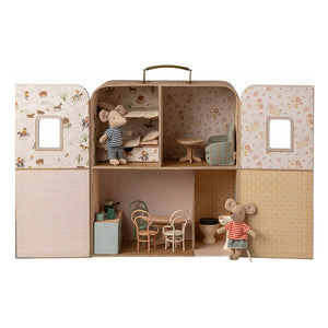 Maileg - Maison SuitCasa, Small Sister and Small Brother Mouse