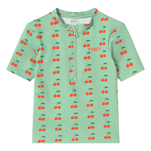 Tinycottons - Kirschbaum UV-Schutz Badeshirt | Grünwasser