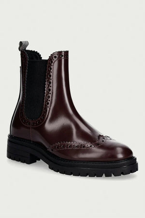 Barbour kadın deri Chelsea bot Fawne