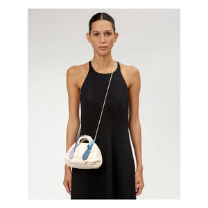 Hereu - Bombon Schal Tasche | Creme