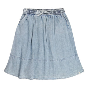 Tumble N'Dry - Yıkanmış mavi Denim Piron etek
