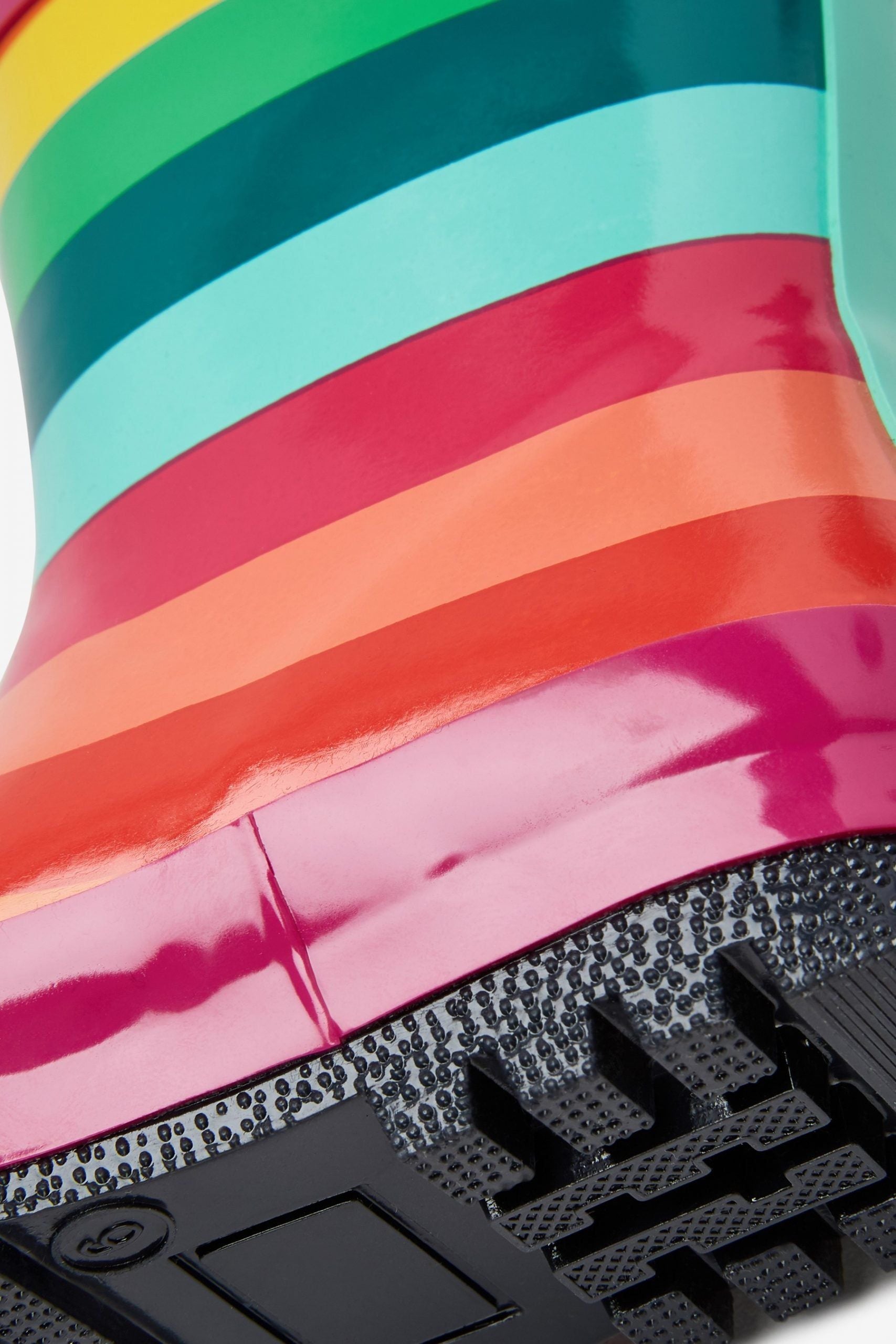 Dinossi - Rainbow Kinder Regen- und Winterstiefel mit Griffen - 28