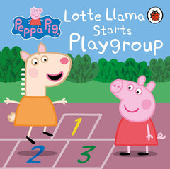 Dinossi - Peppa Pig Lotte Llama Oyun Grubuna Başlıyor İngilizce Hikaye Kitabı
