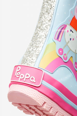Dinossi - Peppa Pig Mädchen-Regenstiefel mit weichen Sohlen - 19