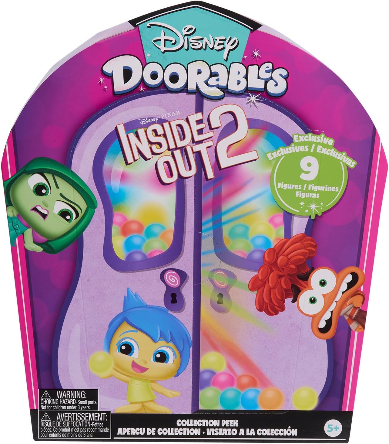 Disney - Disney Doorables Inside Out 2 Koleksiyon 9 Karekter Oyuncak
