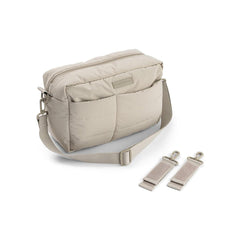 Done by Deer Quilted Stroller Bag - Beige-Changing Bags-Beige-One Size | Natural Baby Shower