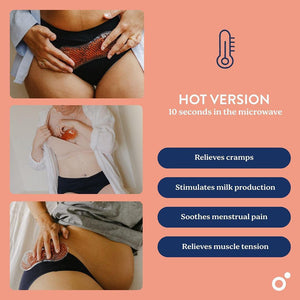 Doomoo Calmy Gel Recovery Pad - Orange-Sanitary Wear-Orange- | Natural Baby Shower