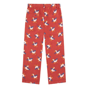 Bobo Choses - Duck Twill Pantolon | Kırmızı