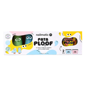 Nailmatic Kids - Pataploof Washable Modeling Clay and 2 Molds Set | Blue