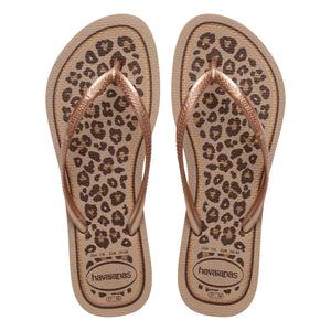 Havaianas - Slim Animals Parmak Arası Terlik | Pembe Altın