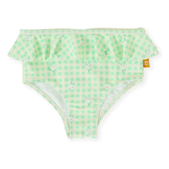 Goldie + Ace - Carreaux Fleurie Bath Brief | Green