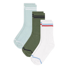 Petit Bateau - 3 Pairs of Sports Socks | Green