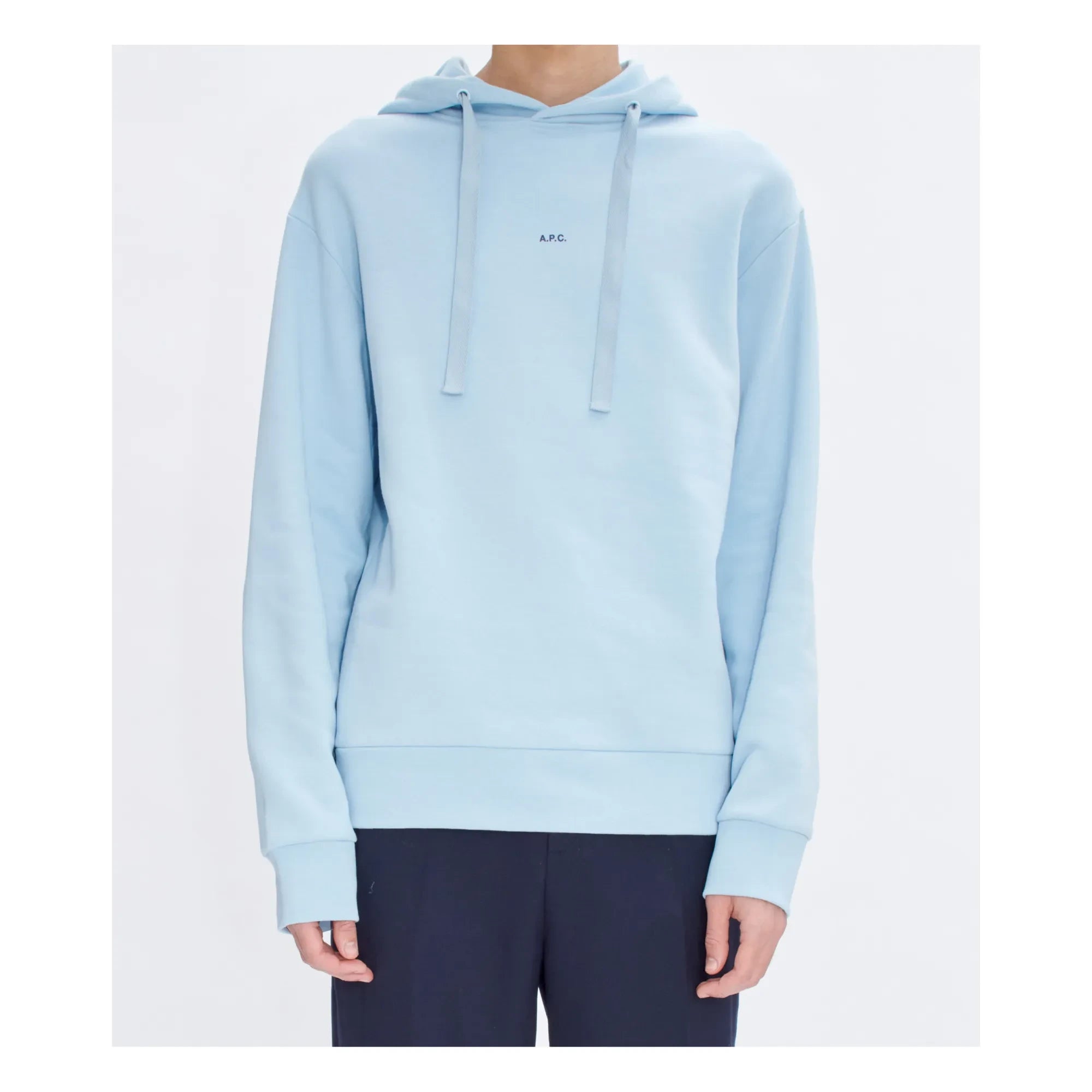 A.P.C. - Larry Hoodie Bio-Baumwolle | Hellblau
